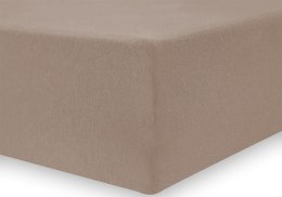 Prześcieradło AMBER kolor cappuccino jersey 120-140x200x30