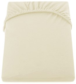 Prześcieradło AMBER kolor kremowy jersey 200-220x200x30
