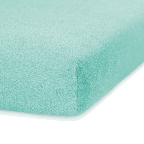 Prześcieradło RUBY frotte kolor miętowy 160-180x200x30