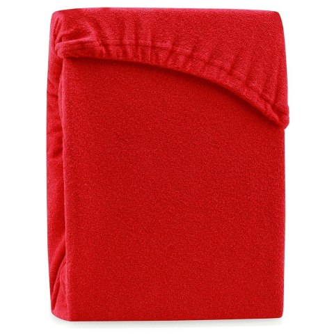 Prześcieradło RUBY frotte kolor czerwony 160-180x200x30