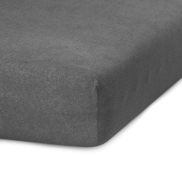 Prześcieradło RUBY frotte 80-90x200 ameliahome - FITTEDFRO/AH/RUBY/CHARCOAL72/80-90x200+30