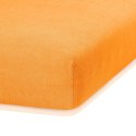 Prześcieradło RUBY frotte 80-90x200 ameliahome - FITTEDFRO/AH/RUBY/ORANGE50/80-90x200+30