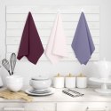 Ręcznik kuchenny LETTY kolor różowy gładki motyw klasyczny styl klasyczny 50x70 ameliahome - KIT/AH/LETTY/PLAIN/PROVENCE/3PACK/5