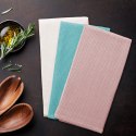 Ręcznik kuchenny LETTY kolor różowy tłoczony motyw klasyczny styl klasyczny 50x70 ameliahome - KIT/AH/LETTY/WAFFLE/TURQ&PINKS/9P