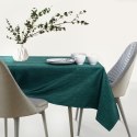 Obrus VESTA kolor butelkowa zieleń tłoczony motyw nowoczesny 110x160 ameliahome - TCLOTH/AH/VESTA/MARKET/HMD/BOTTLEGREEN/110x160