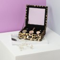 Organizer na biżuterię, kosmetyki GLASEN styl nowoczesny stojący ameliahome - JEWELRYBOX/AH/GLASEN/LEOPARD/18X7