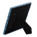 Ramka FUR  niebieski styl nowoczesny ameliahome - PHOTOFRAME/AH/FUR/DENIM/21X26