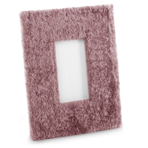 Ramka FUR  różowy styl nowoczesny ameliahome - PHOTOFRAME/AH/FUR/MAUVE/19X24
