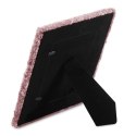 Ramka FUR  różowy styl nowoczesny ameliahome - PHOTOFRAME/AH/FUR/MAUVE/19X24