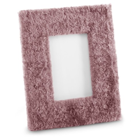 Ramka FUR  różowy styl nowoczesny ameliahome - PHOTOFRAME/AH/FUR/MAUVE/21X26