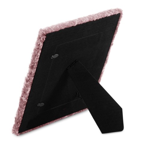 Ramka FUR  różowy styl nowoczesny ameliahome - PHOTOFRAME/AH/FUR/MAUVE/21X26