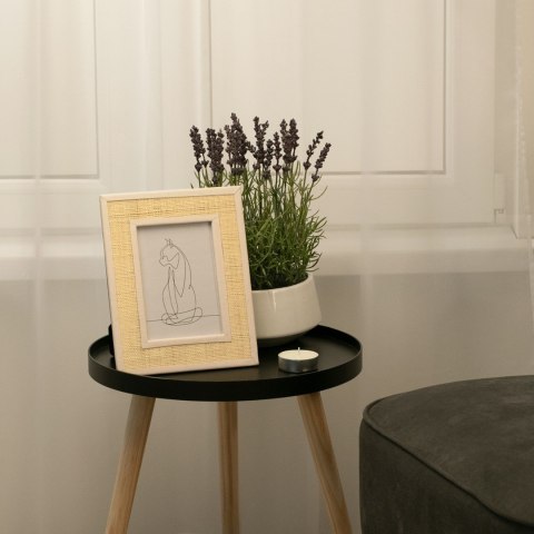 Ramka RAFI  beżowy styl boho ameliahome - PHOTOFRAME/AH/RAFI/BEIGE/21X26