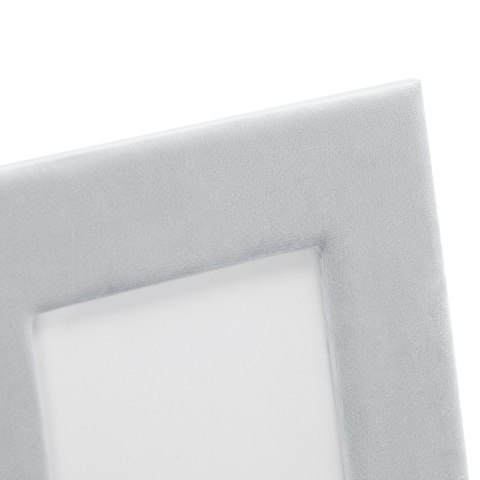 Ramka VELVO  szary styl nowoczesny ameliahome - PHOTOFRAME/AH/VELVO/SILVER/21X26
