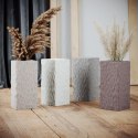 Wazon DEVON  kremowy styl minimalistyczny do wewnątrz ameliahome - VASE/AH/DEVON/CREAM/10,2X22,7