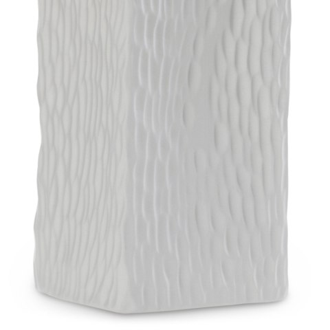 Wazon DEVON  szary styl minimalistyczny do wewnątrz ameliahome - VASE/AH/DEVON/GREY/10,2X22,7