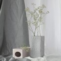 Wazon DEVON  szary styl minimalistyczny do wewnątrz ameliahome - VASE/AH/DEVON/GREY/10,2X22,7