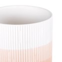 Donica FINO  koralowy styl nowoczesny do wewnątrz ameliahome - FLOWERPOT/AH/FINO/PEACH/9X9,8