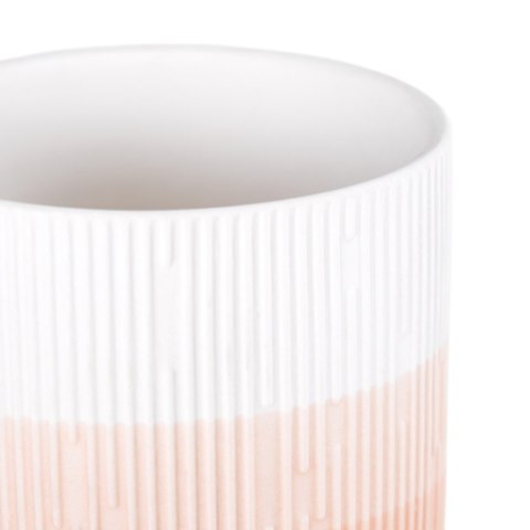 Donica FINO  koralowy styl nowoczesny do wewnątrz ameliahome - FLOWERPOT/AH/FINO/PEACH/9X9,8