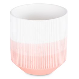 Donica FINO  pudrowy róż styl nowoczesny do wewnątrz ameliahome - FLOWERPOT/AH/FINO/POWDERPINK/9X9,8