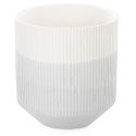 Donica FINO  szary styl nowoczesny do wewnątrz ameliahome - FLOWERPOT/AH/FINO/GREY/9X9,8