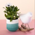 Donica FINO  szary styl nowoczesny do wewnątrz ameliahome - FLOWERPOT/AH/FINO/GREY/9X9,8