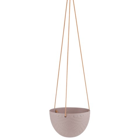 Donica LOKAI  cappuccino styl boho do wewnątrz ameliahome - FLOWERPOT/AH/LOKAI/CACAO/15,4X10