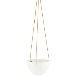 Donica LOKAI  kremowy styl boho do wewnątrz ameliahome - FLOWERPOT/AH/LOKAI/CREAM/15,4X10