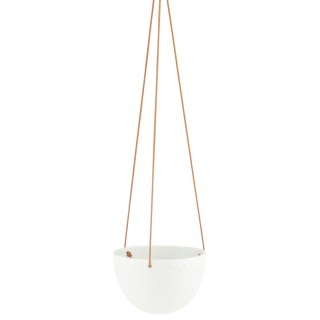 Donica LOKAI  kremowy styl boho do wewnątrz ameliahome - FLOWERPOT/AH/LOKAI/CREAM/15,4X10