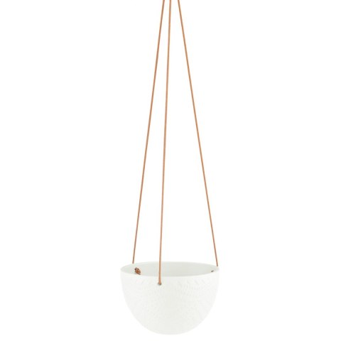 Donica LOKAI  kremowy styl boho do wewnątrz ameliahome - FLOWERPOT/AH/LOKAI/CREAM/15,4X10