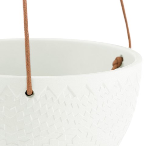 Donica LOKAI  kremowy styl boho do wewnątrz ameliahome - FLOWERPOT/AH/LOKAI/CREAM/15,4X10