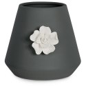Donica LUSITANO  czarny styl klasyczny do wewnątrz ameliahome - FLOWERPOT/AH/LUSITANO/BLACK/13X12