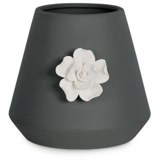 Donica LUSITANO  czarny styl klasyczny do wewnątrz ameliahome - FLOWERPOT/AH/LUSITANO/BLACK/13X12