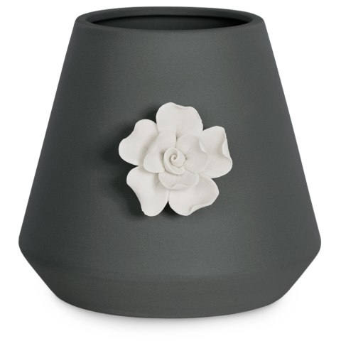 Donica LUSITANO  czarny styl klasyczny do wewnątrz ameliahome - FLOWERPOT/AH/LUSITANO/BLACK/13X12