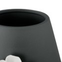 Donica LUSITANO  czarny styl klasyczny do wewnątrz ameliahome - FLOWERPOT/AH/LUSITANO/BLACK/13X12