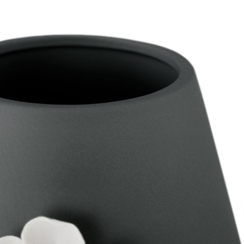 Donica LUSITANO  czarny styl klasyczny do wewnątrz ameliahome - FLOWERPOT/AH/LUSITANO/BLACK/13X12