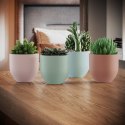Donica SHIRE  pudrowy róż styl nowoczesny do wewnątrz ameliahome - FLOWERPOT/AH/SHIRE/POWDERPINK/10X9,5