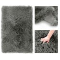 Dywan DOKKA  grafitowy motyw nowoczesny 60x90 ameliahome - RUG/AH/DOKKA/DARKGREY/60x90