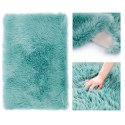 Dywan DOKKA  niebieski motyw nowoczesny 75x120 ameliahome - RUG/AH/DOKKA/NONSLIP/BLUE/75x120