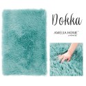 Dywan DOKKA  niebieski motyw nowoczesny 75x120 ameliahome - RUG/AH/DOKKA/NONSLIP/BLUE/75x120