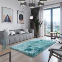 Dywan FLORO  niebieski motyw nowoczesny 50x80 ameliahome - RUG/AH/FLORO/BLUE/50x80