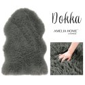Dywan kształt nieregularny DOKKA  grafitowy motyw nowoczesny 75x150 ameliahome - RUG/AH/DOKKA/DARKGREY/S75x150
