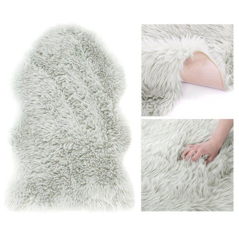 Dywan kształt nieregularny DOKKA  szary motyw nowoczesny styl nowoczesny s60x90 ameliahome - RUG/AH/DOKKA/GREY/S60x90