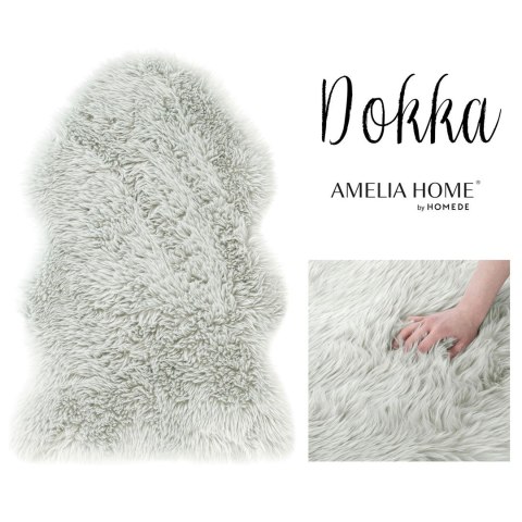Dywan kształt nieregularny DOKKA  szary motyw nowoczesny styl nowoczesny s60x90 ameliahome - RUG/AH/DOKKA/GREY/S60x90