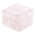 Organizer na biżuterię, kosmetyki BASA styl minimalistyczny stojący ameliahome - JEWELRYBOX/AH/BASA/POWDERPINK/10,8X7,8