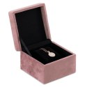 Organizer na biżuterię, kosmetyki BASA styl minimalistyczny stojący ameliahome - JEWELRYBOX/AH/BASA/ROSE/10,8X7,8