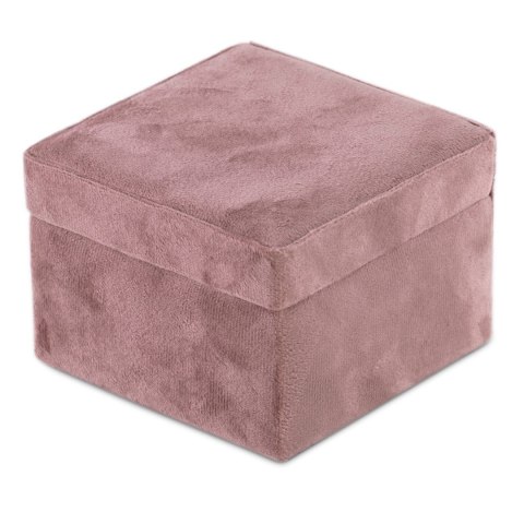 Organizer na biżuterię, kosmetyki BASA styl minimalistyczny stojący ameliahome - JEWELRYBOX/AH/BASA/ROSE/10,8X7,8