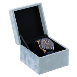 Organizer na biżuterię, kosmetyki BASA styl minimalistyczny stojący ameliahome - JEWELRYBOX/AH/BASA/STEEL/10,8X7,8
