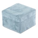 Organizer na biżuterię, kosmetyki BASA styl minimalistyczny stojący ameliahome - JEWELRYBOX/AH/BASA/STEEL/10,8X7,8