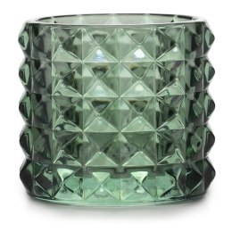 Świecznik MALAGA  butelkowa zieleń styl glamour ameliahome - CANDLEHOLDER/AH/MALAGA/BOTTLEGREEN/7X6,5