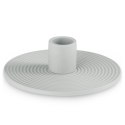 Świecznik MORAB  szary styl boho do wewnątrz ameliahome - CANDLEHOLDER/AH/MORAB/GREY/12X3,5